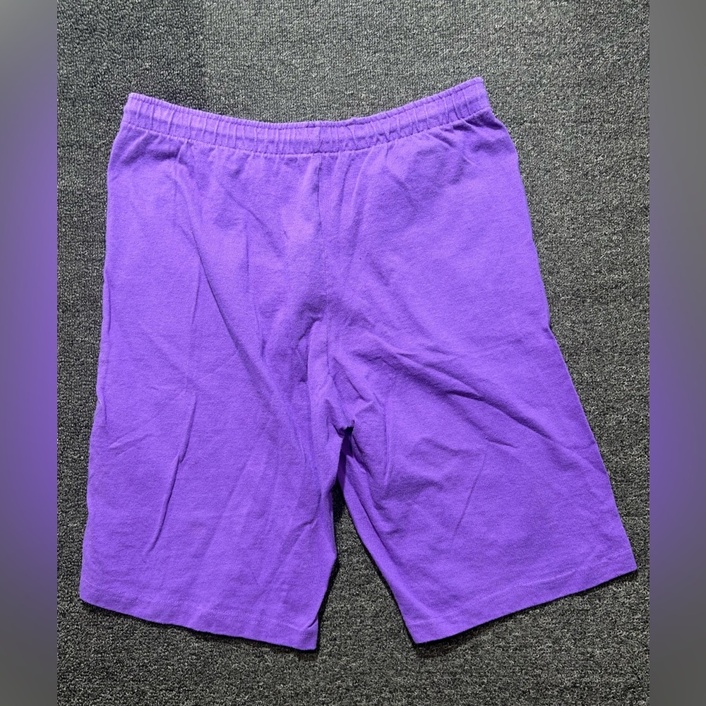 Vintage Made in USA Champion Men's Athletic Shorts in Vibrant Purple - Picture 6 of 6